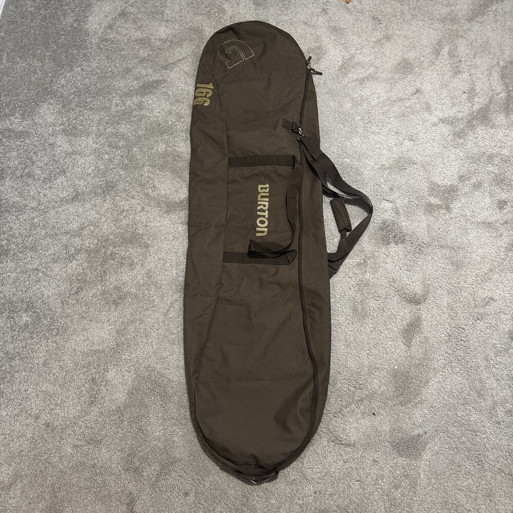 Burton 166 Canvas Snowboard Shoulder Straps Bag Brown